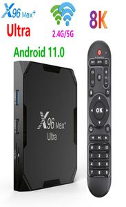 ТВ-приставка X96 Max Ultra Android 110 Amlogic S905X4 24G5G WiFi 8K H265 HEVC Телеприставка Медиаплеер Поддержка карт Micro SD X96MAX7723304