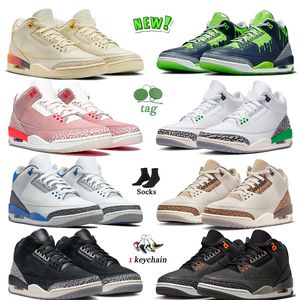 Top Tasarımcı, basketbol ayakkabısı Fashion Basketball Shoes Jumpman 3 Women Mens 3s Platform J3s Sneakers