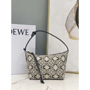 hobo çanta kadın anagram jakard bez ve inek deri cubi bayan kutusu patchwork tasarımcı çanta çanta çapraz gövde tasarımerbag899 omuz alçak loewees00