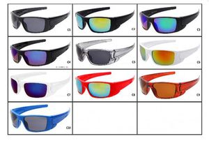 10PCS man Outdoor cycling. Fashion glasses Dazzle colour lens Eyeglasses woman full frame beach driving Sun Glasse Eyewear leisure and individual sports 11COLOR
