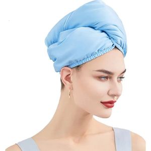 Kadınlar İpek Saç Ultra Emici Saç Kurutma Kapağı Hızlı Kurutma Saç Havlu Sarma Kurutma Havlu Kadınlar İçin Uzun Saç Uzun Saten Bonnet 231221
