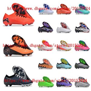 Высококачественные мужские мальчики Женские футбольные туфли Mercurial XV Elite FG Clits Связанные с пакетами футбольные ботинки кроссовки Scarpe Da Calcio Прибытие размером 35-45 дюймов