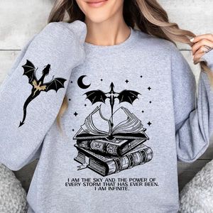 Kadın Hoodies Basgiath Savaş Koleji Çift Taraflı Sweatshirt Dördüncü Kanat Kazak veya Die Shirt Kitap Gömlekleri Unisex Uzun Kollu