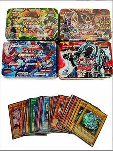 Kart Oyunları Klasik Yu-Gi-King İngilizce Oyunu Yabancı Ticaret Yuh Iron Box Yu-Gi-Oh 40 Kartlar Plus 1 Flash Ambalaj Deseni genellikle ch otnzh