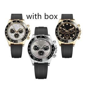 Switch Watch Men Designer Watches de alta qualidade 40mm Automático Mechanical Wristwatch 904L All Aço inoxidável relógio dobrável fivela safira de luxo 007 relógio