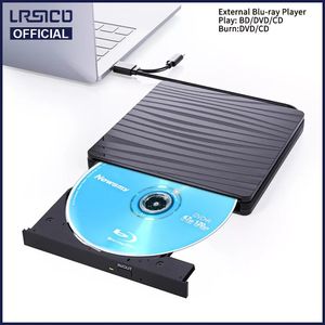 Harici Blu-Ray Drive CD/DVD/BD Player Blu-ray Combo CD/DVD/VCD Bilgisayar için Optik USB 3.0 Tip-C Mac Windows OS 231221
