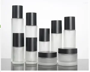 Бутылки для хранения 20G30G50G20ML60ML100ML120ML из матового стеклянной бутылки