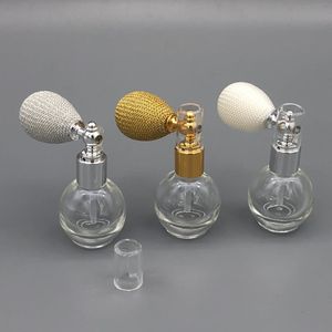 15ml Yuvarlak Top Toz Püskürtme Şişesi Çok Renkli Hassas Hava Yolu Tozu Sprey Şişe Cam Boş Şişe Çapı 13mm