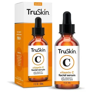 Dropshipping truskin sérica de vitamina C truskin vitamina C Cuidado com a pele soro soros de face 30ml 60ml homens homens usam estoque líquido de líquido