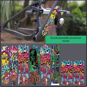Bisiklet Çerçevesi Sticker MTB Bakım Koruma Zinciri Film Bisiklet Onarımı Sıralama Çıkartmaları Çizgiye Karşı Çizelge Karşıtı Bisiklet Aksesuarları Dekoratif 231221