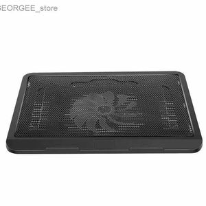 Laptop Cooling Pads N19 Laptop Cooling Base 10 12 14 inch Universal Large Fan Radiator Luminous Cooling Base Pad