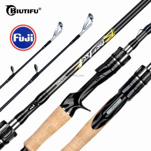 Tekne Balıkçılık Çubukları Biutifu Spinning Döküm Fuji Fishing Rod 1.8/2.1/2.4/2.7/3.0/3.3m T800 Karbon 2tip ml/m/mh/s lure 5-80g lure 5-80g seyahat poel231223