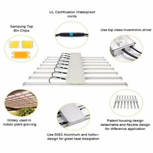 640W 8bars Verim 3 75 lbs LED Grow Light Model E USE USE281B Diyotlar Yüksek Etkinlik ve Hasat sunar2861