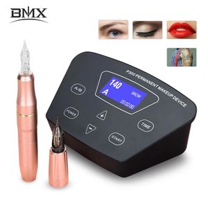 Машина BMX Tattoo Hine Kit Complete Permanter Makeup Hine Pen Pens для миролейного затенения