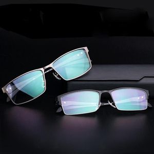 Солнцезащитные очки очки TR90 Титановые компьютерные очки против синего блокировки блокировки уменьшает цифровой нагрузчик глаз прозрачная обычная рама F273C