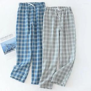 Men's Sleepwear Men Pants Hombre Trousers Sleep Short S For Cotton Gauze Pajamas Wear Pajama Pijama Bottoms