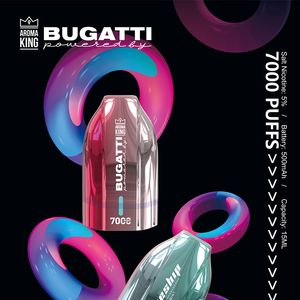 Orijinal Fabrika Şok Fiyat Yeni Bugatti Uzay Gezinti 7000 Puff 0%2%5%5%15ml E-sıvı İngiltere için En İyi Meyve Suyu 15K18K20K Tek kullanımlık vape elf şarj edilebilir Star900 Önceden doldurulmuş çubuk