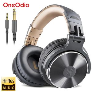 Glasses Oneodio Wired Monitoring Headphone Stereo Bass Studio Mixing Headset Over Ear Foldable Closed Back Dj Headphones for Phone Pc