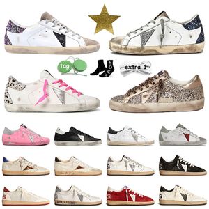Lüks marka altın yıldız ayakkabı platformu eğitmenleri süper tasarımcı kirli eski loafers deri top yıldızlar yıldız kaza erkek spor ayakkabılar açık ayakkabı sporları açık