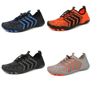 Koşu ayakkabıları hızlı drenaj plaj ayakkabıları erkekler nefes alabilen beyaz siyah açık gri mavi turuncu dış mekan tüm araziler için moda spor ayakkabılar tasarımcısı