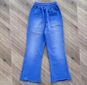 Мужские брюки 23SS Высококачественный синий винтажный Hellstar Studios Sweat Antas