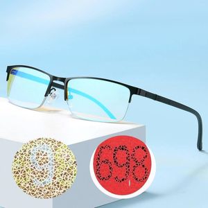 Солнцезащитные очки для людей с красно-зеленой цветовой мощностью далтонизм и цветовая слабость металлическая половина кадра с двусторонним покрытием линзы