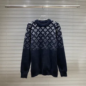 Дизайнерский мужский свитер бренд высококачественный шерстяной майки мужчин и женская повседневная модная зимняя осенняя одежда S-XXL 48