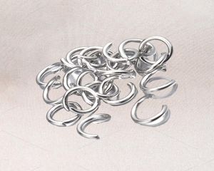 1000 pcslot altın gümüş paslanmaz çelik açık atlama halkaları 4568mm DIY ewelry bulguları için bölünmüş halka konektörler 8056812