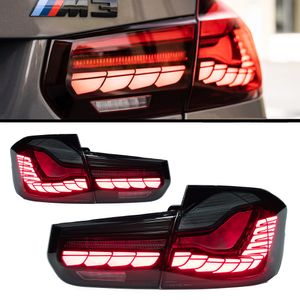 Araba Koşu Fren Ters Kuyruk Işığı BMW F30 F30 F80 320I 325I LED Turn Signal Taylight 2013-2018