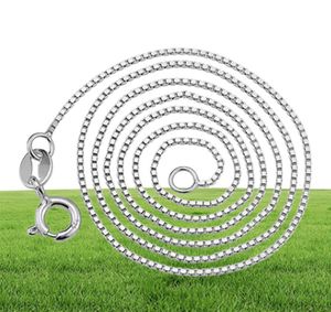 Ожерелье из стерлингового серебра S925, женская мода, изящная серебряная шкатулка для драгоценностей, серебряное ожерелье, сто подходящих цепочек, внешняя торговля ювелирными изделиями w5972348