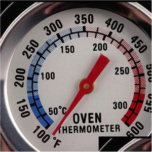 Termômetros de aço inoxidável 50-300 Celsius Termômetro de forno especial Instant Read Dial Medidor de temperatura Bbq Grill Monitoramento Jy0518 Dhqxu