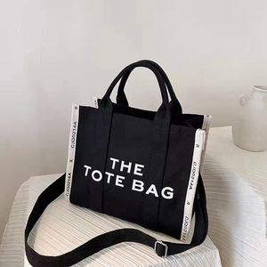 Tote Bag Designer Bag Fashion Canvas Bag Women's Letter Handbag Luxury Crossbody Shopping Bag High quality polychrome Leisure bag Large capacity trendy bags gift