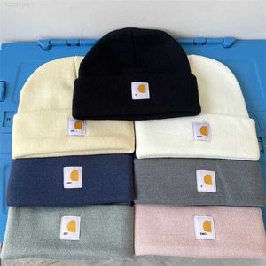 Carhart Designer Hats Men's and Women's Beanie Fall Winter Thermal Knit Knitted Wool Hat Plus Velvet Cap Thicker Mask Fringe Beanies Carharttlys