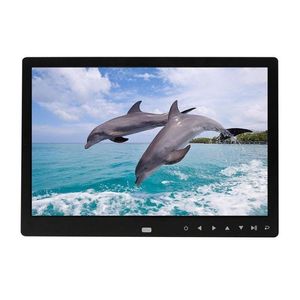 Çerçeveler Dijital resim çerçevesi 12 inç Elektronik PO IPS LCD 1080P MP3 MP4 Video Oynatıcı 201212 Damla Teslimat Ev Bahçesi HO DH9YI