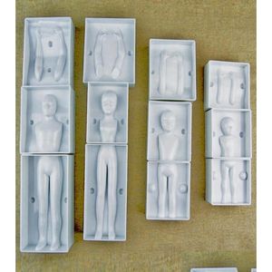 Kek Araçları Fondan 3D İnsanlar Figür Kalıp Ailesi Set İnsan Vücudu Dekorasyon Modu Erkek Çocuklar Çocuklar Boy9506462 Drop D DHVAP