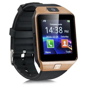 Orologi Orologio intelligente DZ09 originale Dispositivo indossabile Bluetooth DZ09 Smartwatch per iPhone Orologio telefono Android con orologio fotocamera Slot SIM / TF T