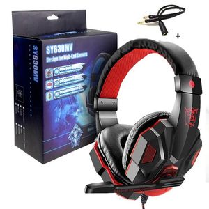 Kulaklıklar Kablolu Oyun Kulaklıkları Cep Telefonu Kulaklıkları için Nintend için Kulaklık Mikrofon Stereo Supper Bass Sony PlayStation 4 PS4 Kulaklık