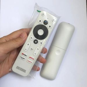 Контроллеры Mecool BT Voice, сменный пульт дистанционного управления Air Mouse для Android TV Box KM2 ATV Google Assistant TVBox Control