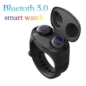 Наушники Интеллектуальные часы HM50 True Wireless TWS Наушники Bluetooth5.0 Гарнитура Hi-Fi с сенсорным управлением и браслетом Чехол для питания для I