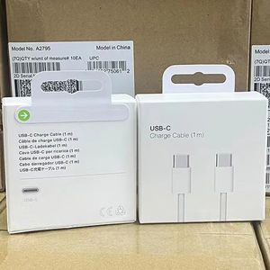 Кабели OEM-качества 60 Вт PD для iPhone 15 Plus Pro Max Быстрая зарядка 1 м 3 фута Плетеный кабель USB C — Type C Шнуры для зарядки Apple Шнур для быстрой зарядки iPhone Кабель для передачи данных JTD
