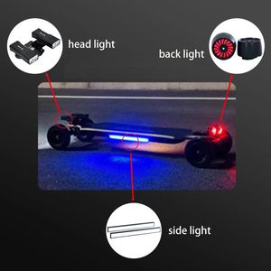 Four wheel Electric Skateboard Night Running Decorative Lights Multi functional Modified 231225