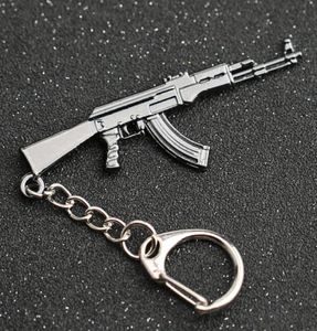 CS GO CSGO CF брелок AK 47 винтовка пистолет Counter Strike Fire AK47 AK47 брелок для ключей кольцо PUBG ювелирные изделия весь J895199284213