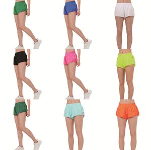 Designer Womens Shorts Yoga Designer Curto Fit Zipper Bolso High Rise Quick Dry Lulus Lemon Womens Train Curto Solto Estilo Respirável Ginásio