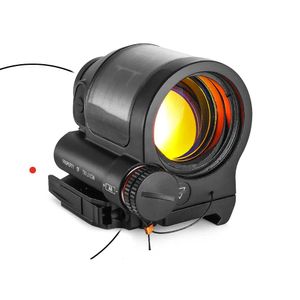 Escopos srs red dot sight 1x38 energia solar selado red dot reflex sight com montagem de liberação rápida 38mm amplo campo de visão caça tático