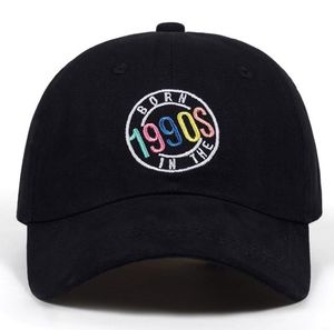 2019 Новорожденная в 1990-х годах бейсбольная кепка с вышивкой, модная шляпа для папы, шляпа Snapback для мужчин и женщин1903071