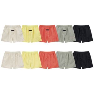 Shorts masculinos designer calças esportivas curtas respirável y2k feminino solto tecido de náilon carta flocado calças de jogging femininas casuais