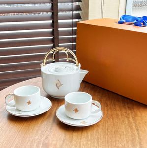 Koleksiyon Ilivi Monogram Çay Seti Çaydan Sevimli Porselen Süt Su Kahve Kupası Kupalar Aile Yemeği Akşam Yemeği Kahvaltı Yemeği Stealware Tatlı T