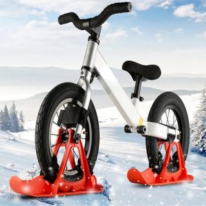 Winter Snow Sled Bike Ski Sledge Sledding Skiing Sleigh Sports Toboggan Orange 231227