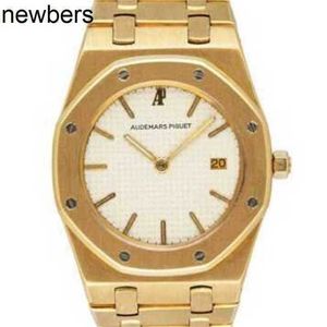 Лучшие Audemar Pigue APF Factory Swiss Watch Royal Oak Mens Mechanicwatch Abby Face Cream Dial 18K Gold Ladies Watch WN-1XJH5849