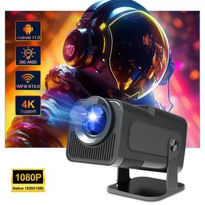 Magcubic 4K Android 11 Projector Native 1080P 390ANSI HY320 Dual Wifi6 BT5 0 1920 1080P Cinema portable Proor upgrated HY300 231226